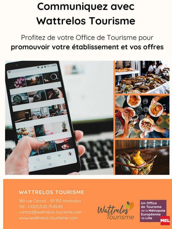 Communiquer avec Wattrelos Tourisme